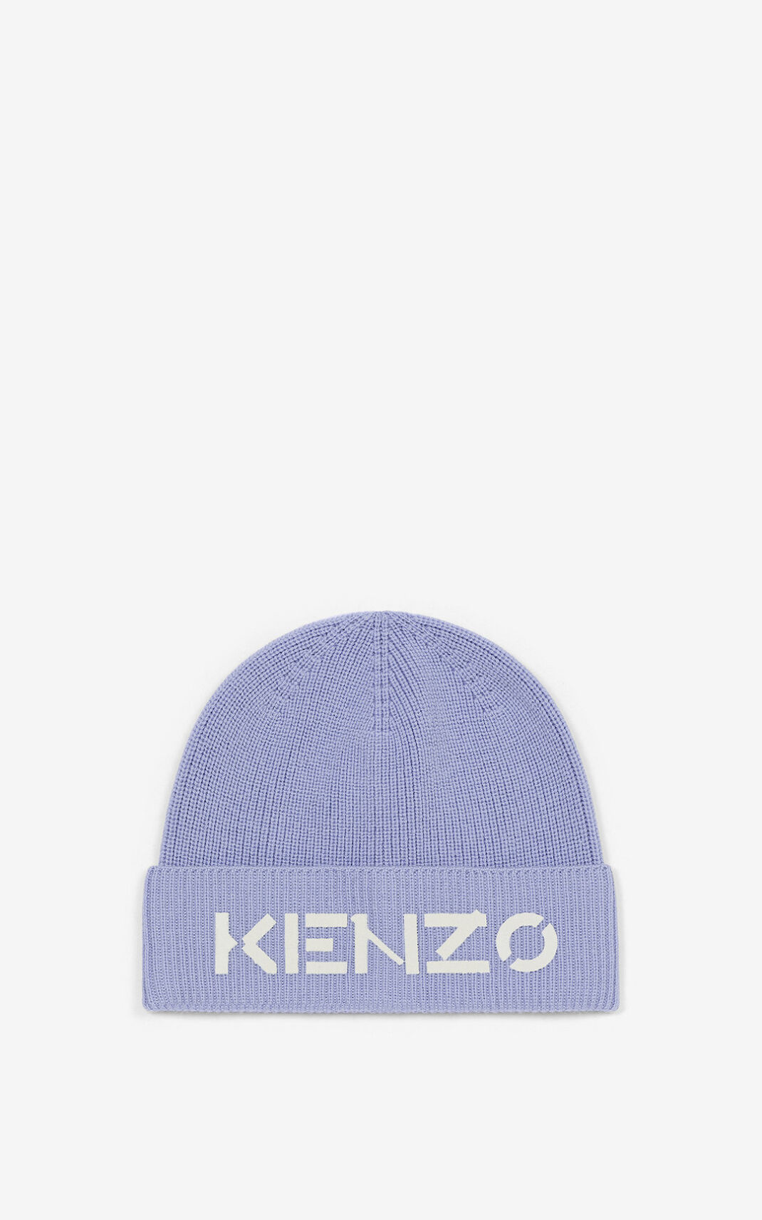 Kenzo Logo knit Kötött Sapka Férfi Világos Kék | ID.995141